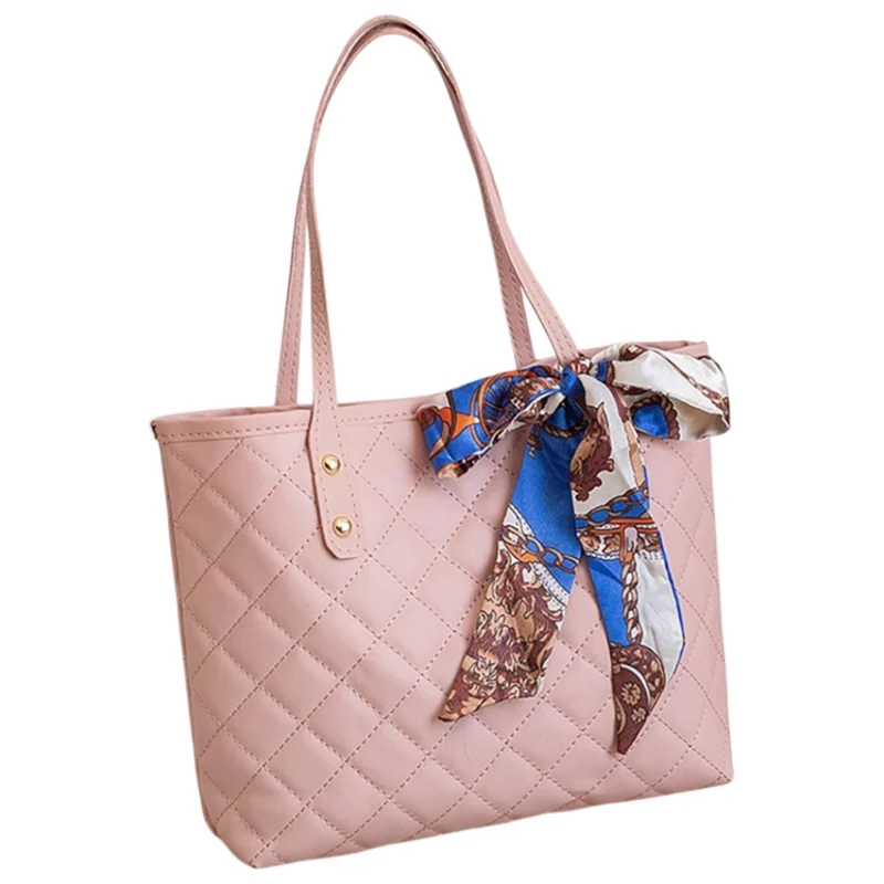 Miomu Bolso Tote Acolchado con Pañuelo Decorativo