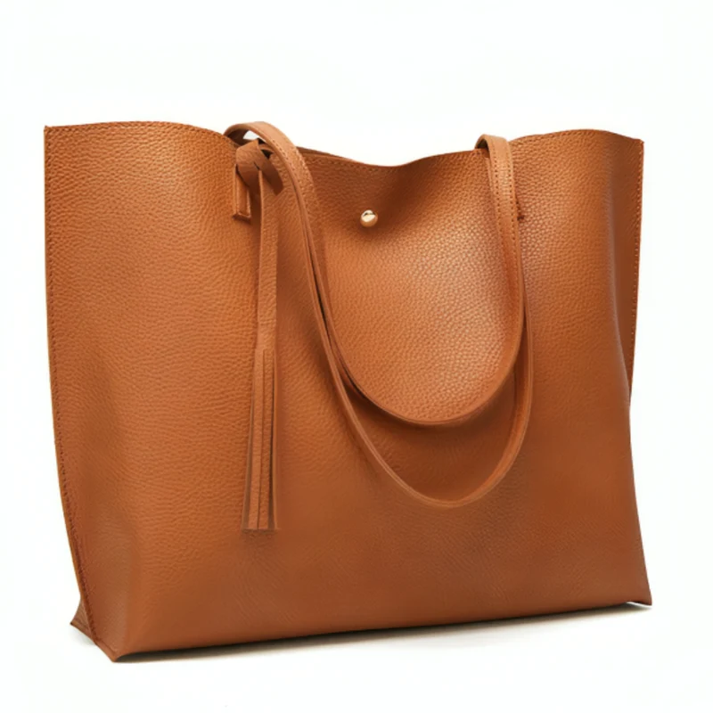 Miomu Bolso Tote Grande con Detalle de Borla