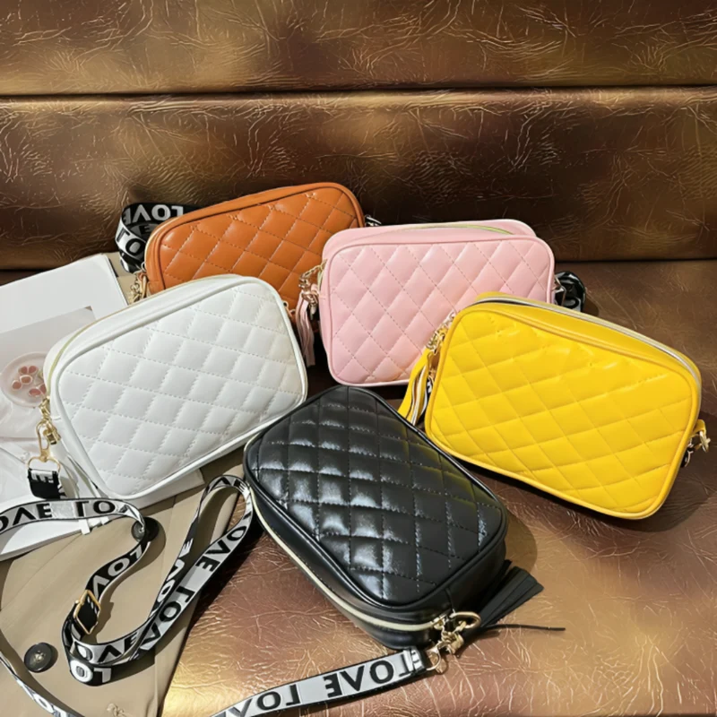 Miomu Bolso Cuadriculado Acolchado Tipo Crossbody