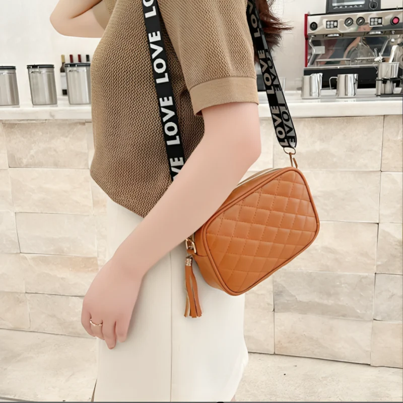 Miomu Bolso Cuadriculado Acolchado Tipo Crossbody