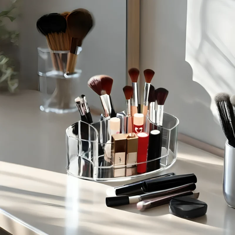 Miomu Organizador de Cósmeticos y Joyeria, Diseño Ovalado