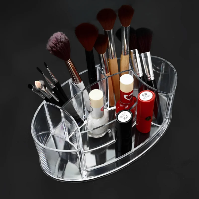 Miomu Organizador de Cósmeticos y Joyeria, Diseño Ovalado