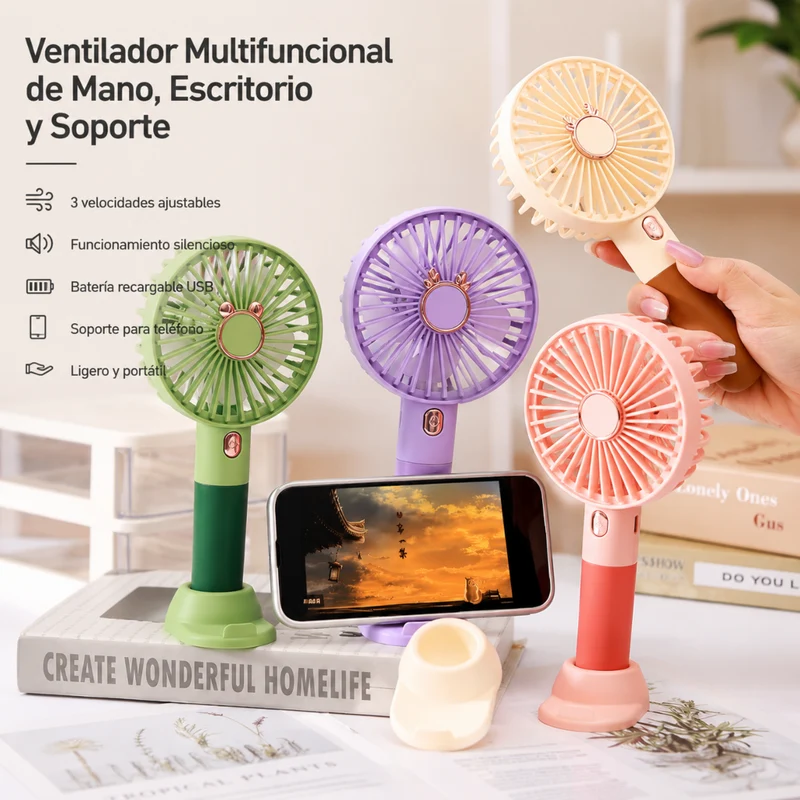 Miomu Ventilador de Escritorio, Chill Station