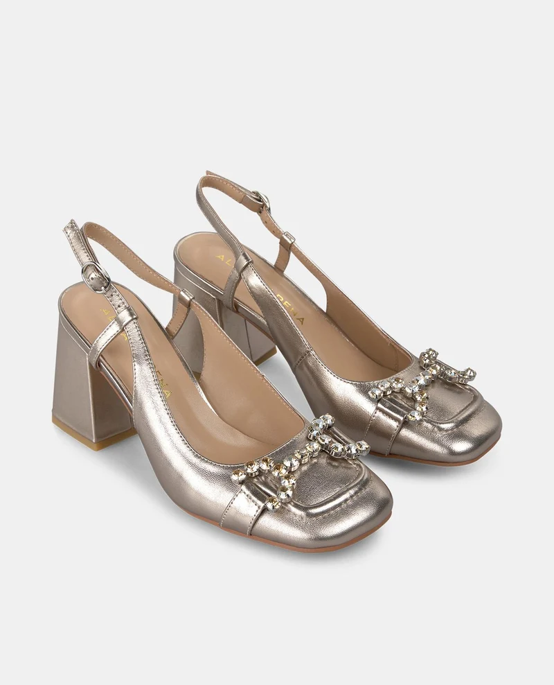 ZAPATO TACÓN DESTALONADO ESTRIBO