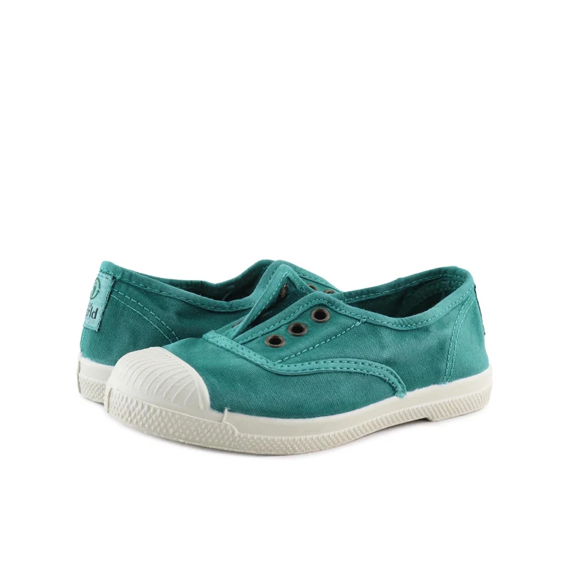 Zapatilla menta LONA470 Natural World