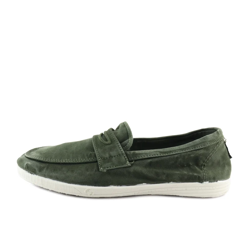 Mocasín kaki lavado LONA316 Natural World