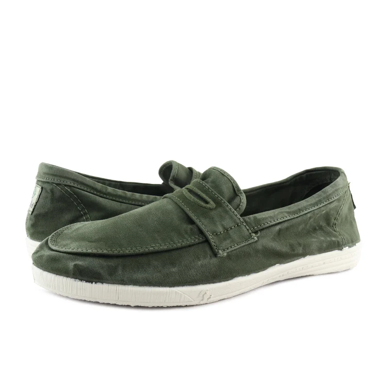 Mocasín kaki lavado LONA316 Natural World