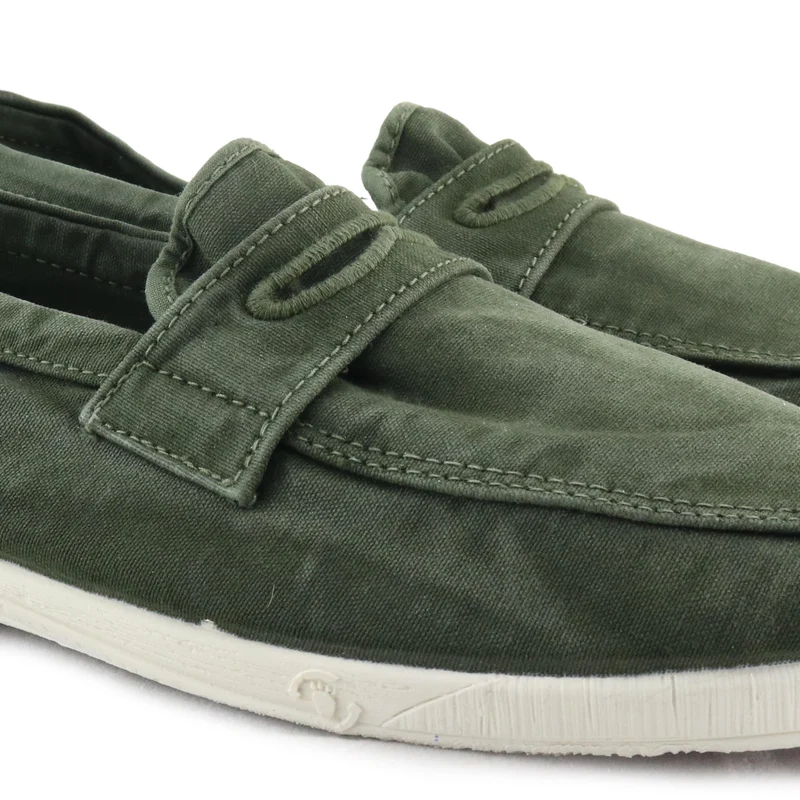 Mocasín kaki lavado LONA316 Natural World