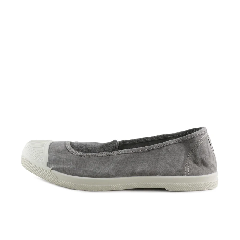 Zapatilla gris claro lavado LONA103 Natural World