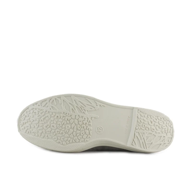 Zapatilla gris claro lavado LONA103 Natural World