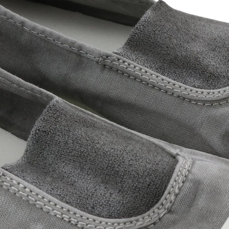Zapatilla gris claro lavado LONA103 Natural World