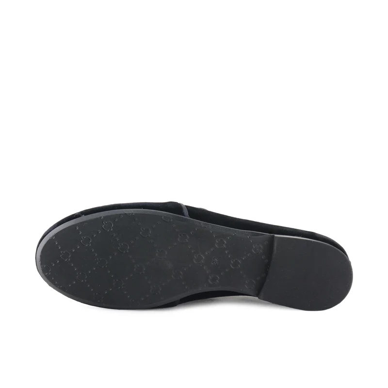 Mocasín terciopelo negro 6921 Eli