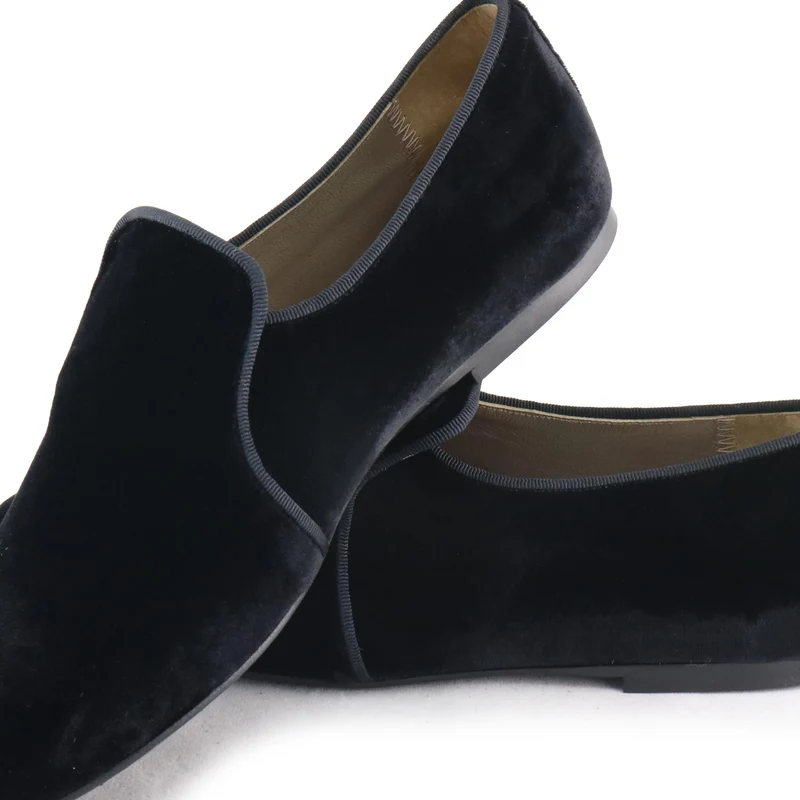 Mocasín terciopelo negro 6921 Eli
