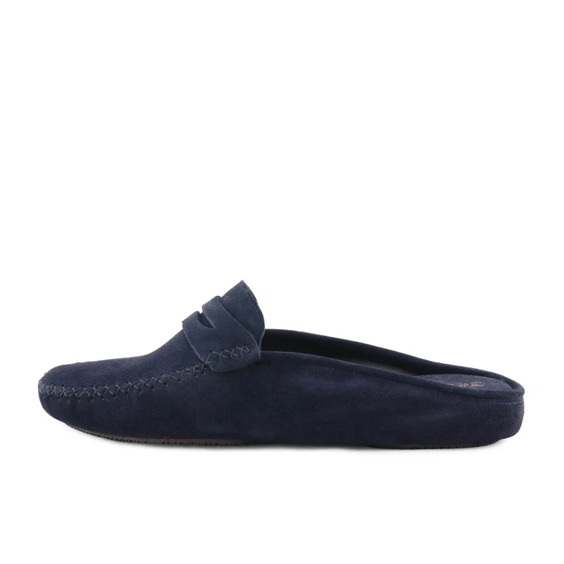 Zapatilla casa serraje azul 2505 Jeromín