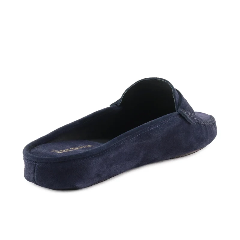 Zapatilla casa serraje azul 2505 Jeromín