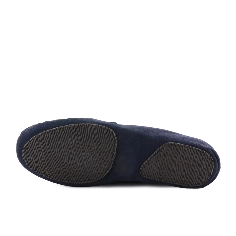 Zapatilla casa serraje azul 2505 Jeromín
