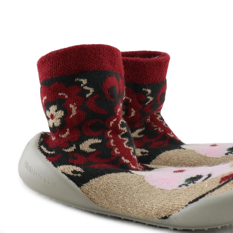 Zapatilla casa dorada E932F Collégien