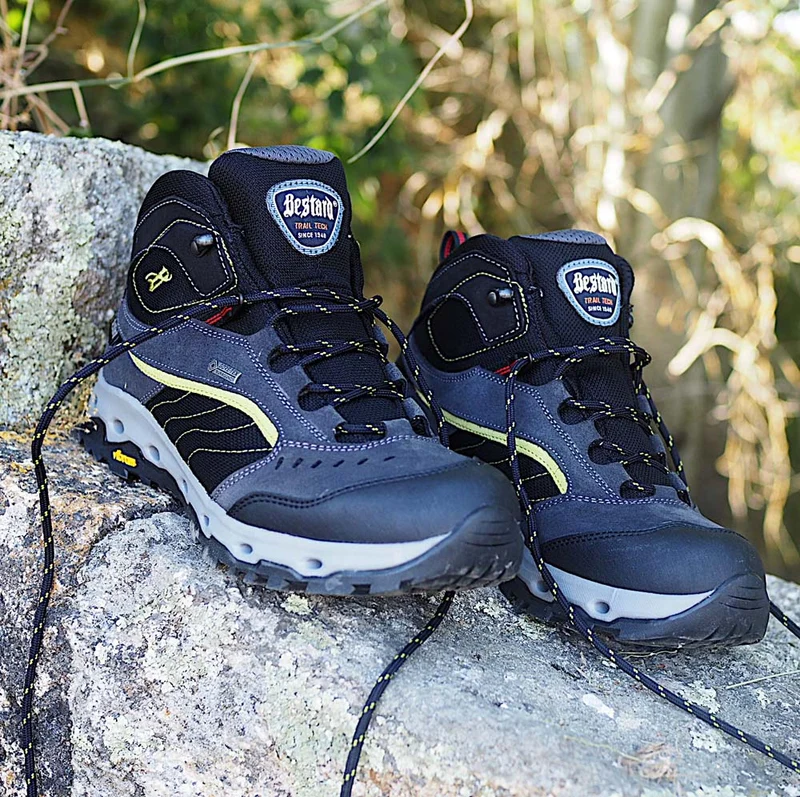 Botas de montaña y trekking Hombre Bestard Space Mid Gore-Tex Gris