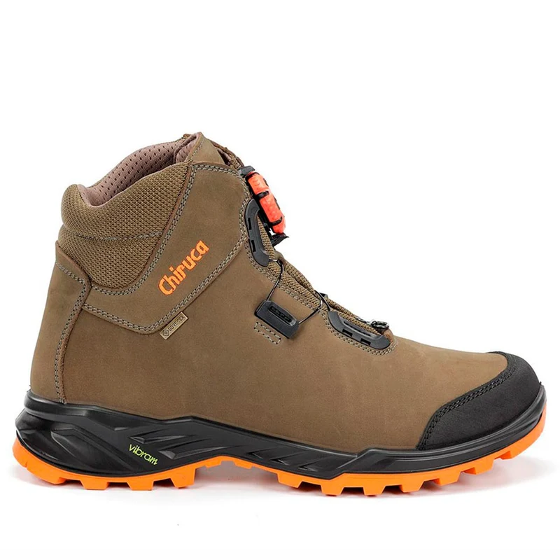Botas de montaña y trekking Unisex Chiruca Alano Force Boa Hi Vis 08 Gore-Tex Verde