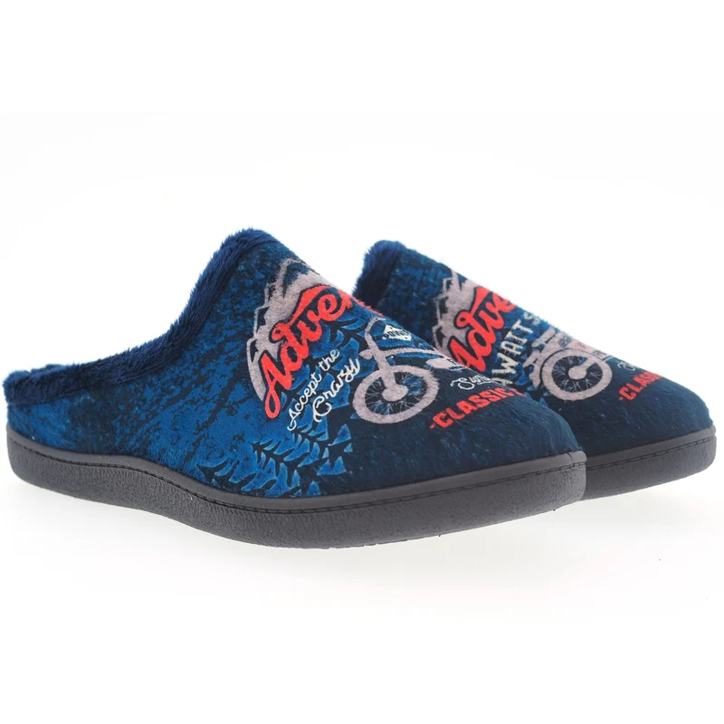 Zapatillas De Casa Roal 12229 Moto Marino