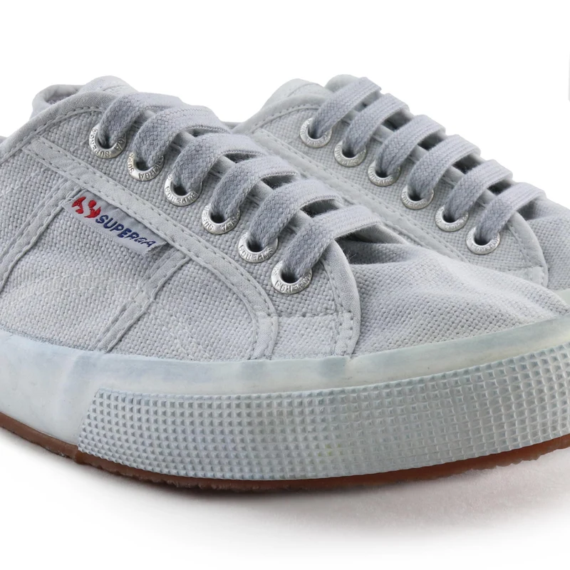 Zapatilla gris claro lavado 2750PCOTU Superga