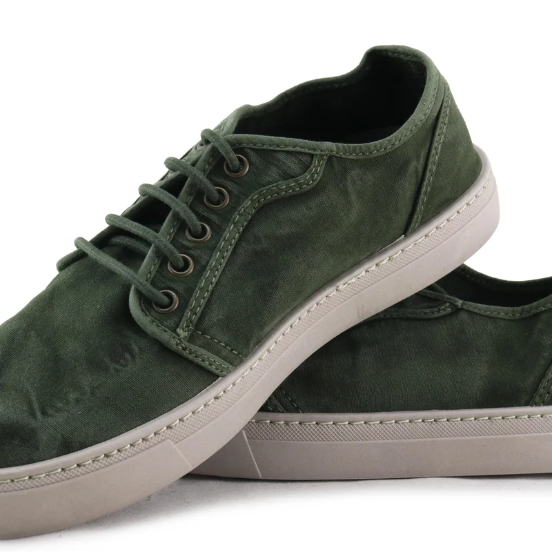Zapatilla kaki lavado 6602 Natural World
