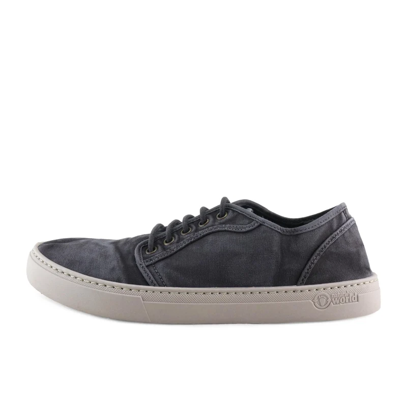 Zapatilla negro lavado 6602 Natural World