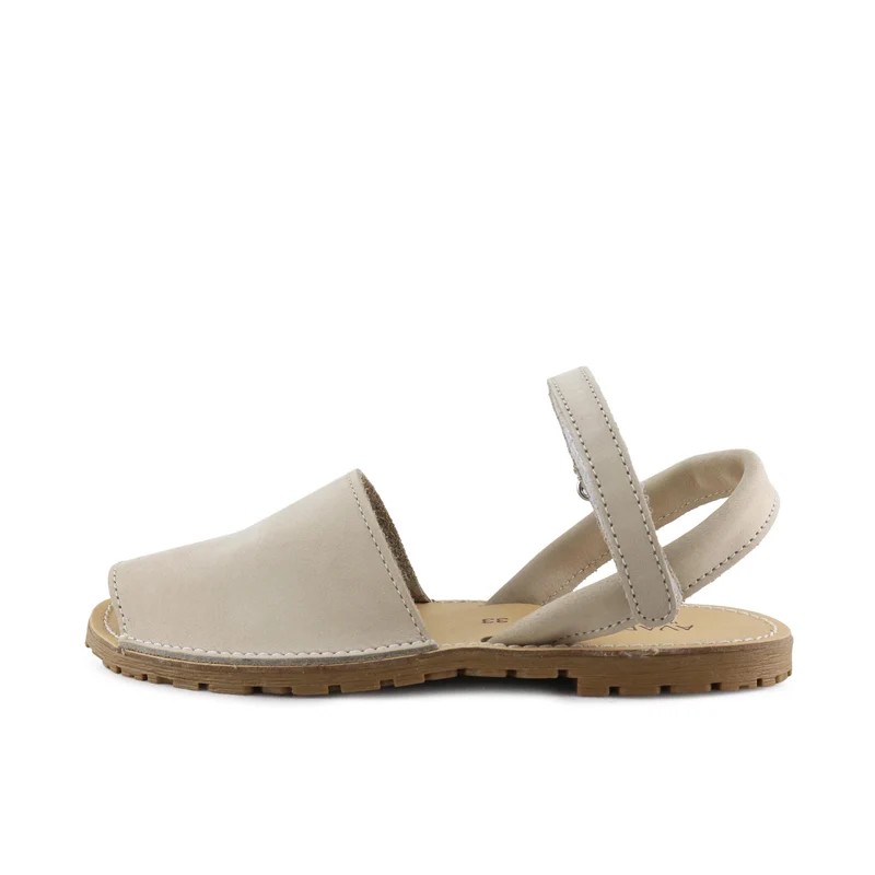 Menorquina nobuk beige oscuro 551 Jeromín