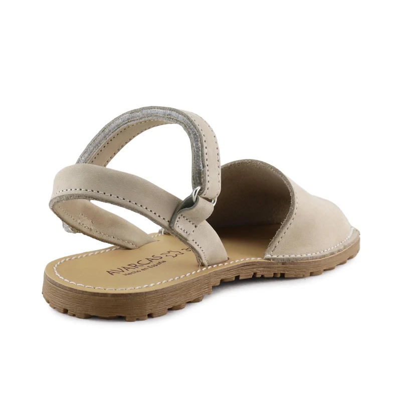 Menorquina nobuk beige oscuro 551 Jeromín