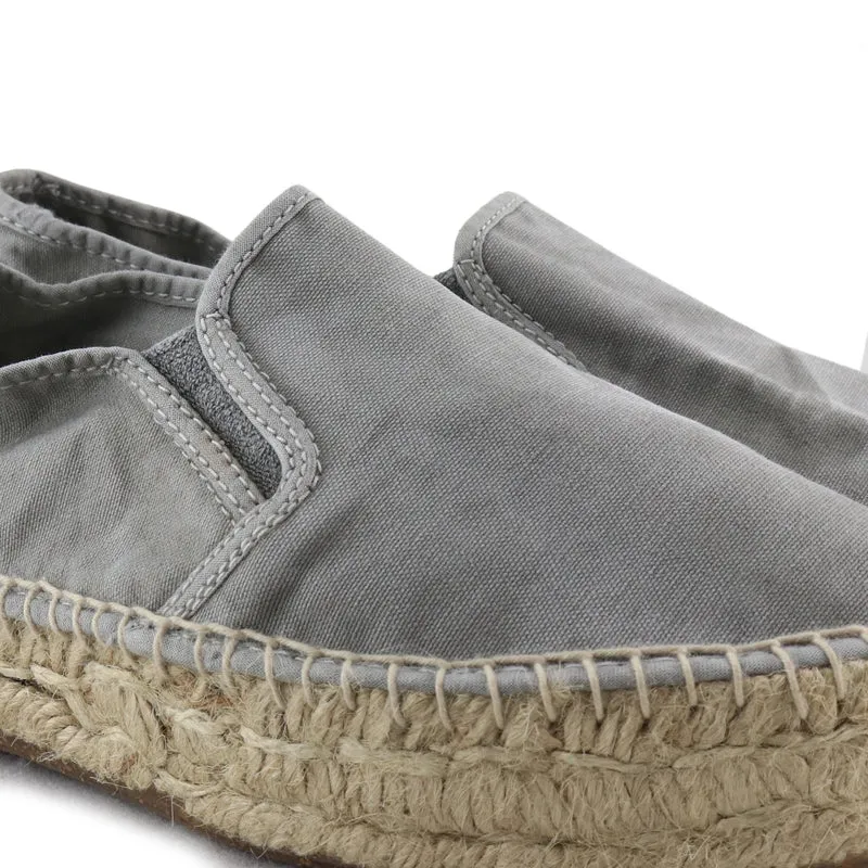 Alpargata gris claro lavado LONA679 Natural World