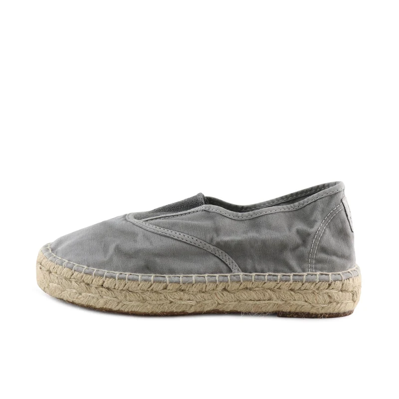 Alpargata gris claro lavado LONA680 Natural World