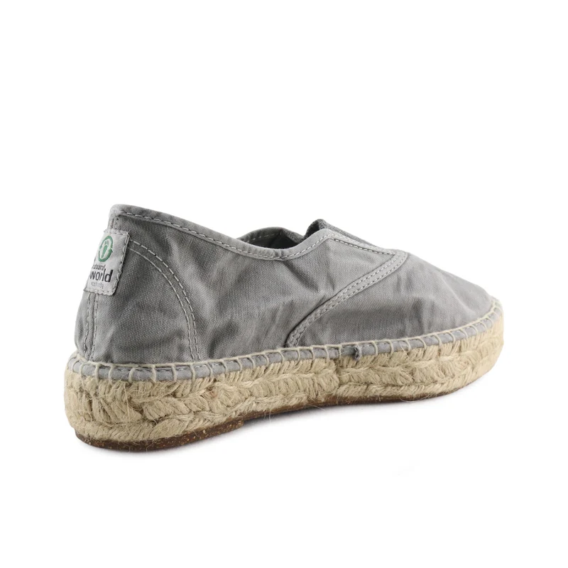Alpargata gris claro lavado LONA680 Natural World
