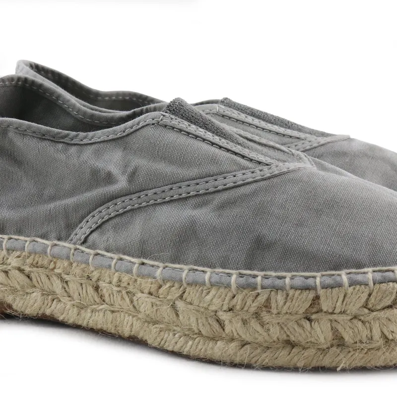Alpargata gris claro lavado LONA680 Natural World
