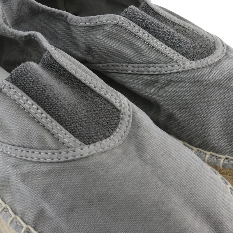 Alpargata gris claro lavado LONA680 Natural World