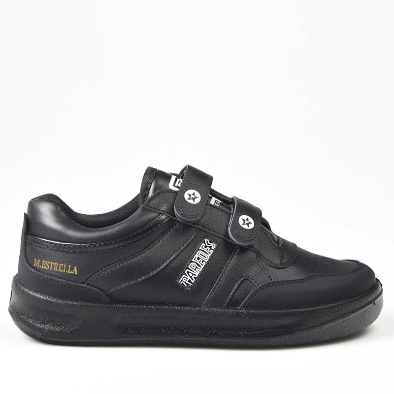 Zapatillas Paredes Estrella Negro Velcro