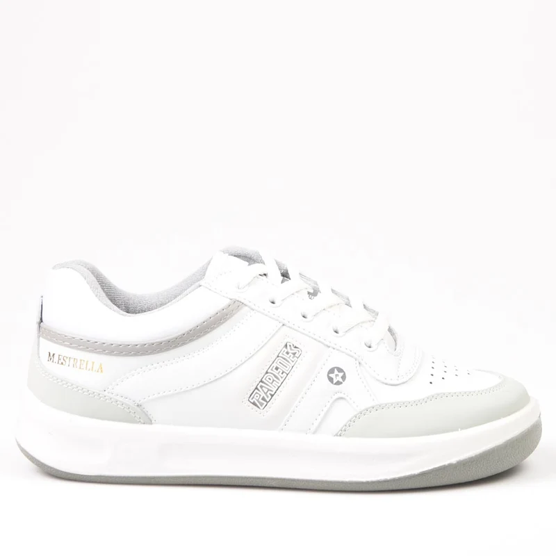Zapatillas Paredes Estrella Blanco Cordón