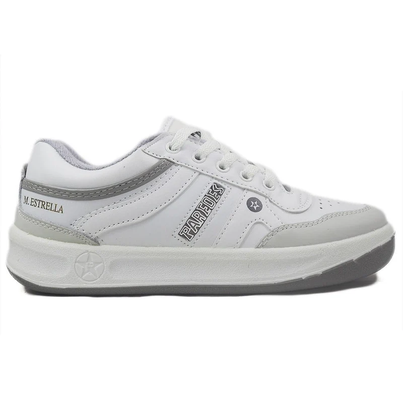 Zapatillas Paredes Estrella Blanco Cordón