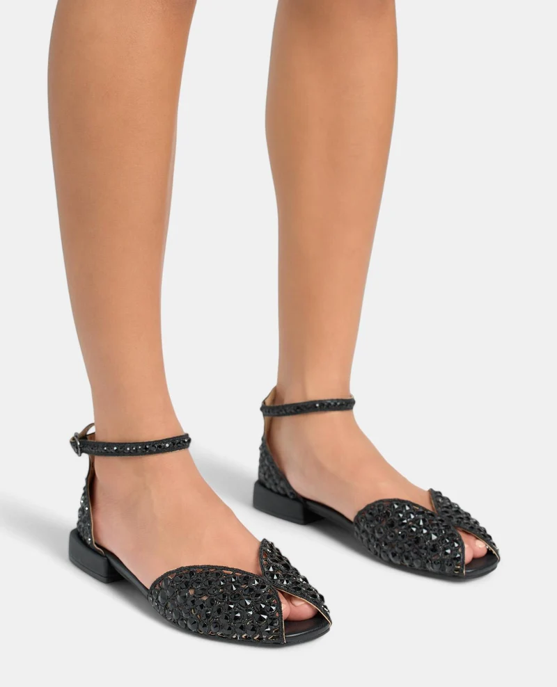 SANDALIA PULSERA CON PEDRERÍA
