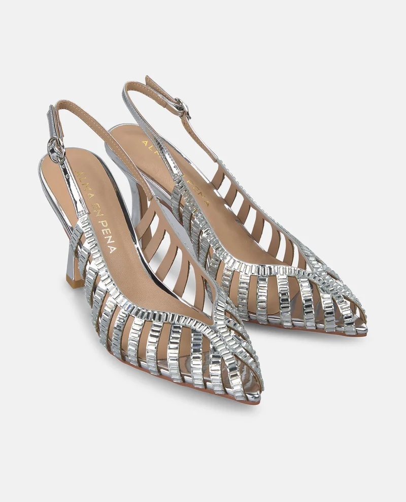 ZAPATO TACÓN EFECTO CRISTAL