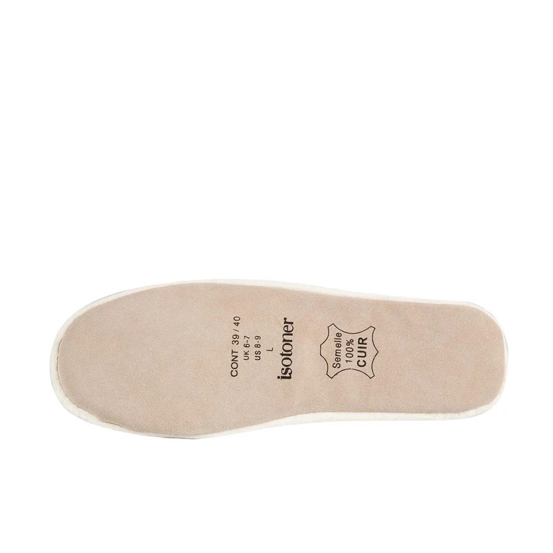 Zapatilla casa beige 95991 Isotoner