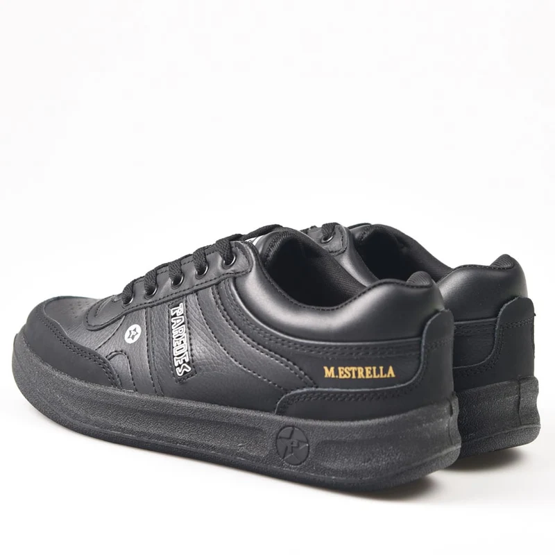 Zapatillas Paredes Estrella Negro Cordón