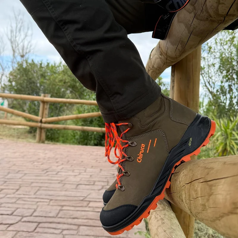 Botas de montaña y trekking Unisex Chiruca Game Force Hi Vis 38 Gore-Tex Verde