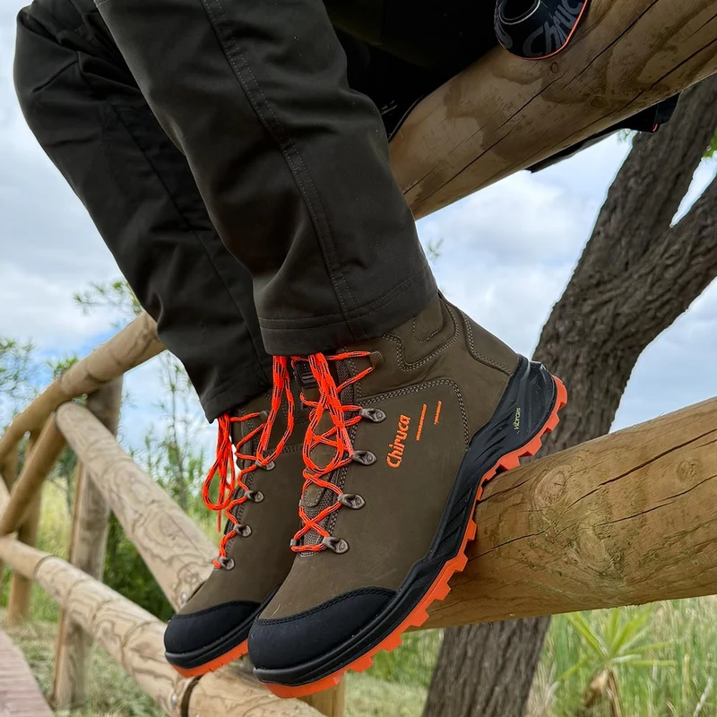 Botas de montaña y trekking Unisex Chiruca Game Force Hi Vis 38 Gore-Tex Verde