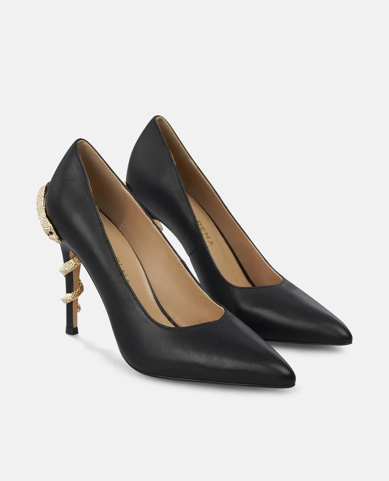 ZAPATO CON SERPIENTE TACÓN