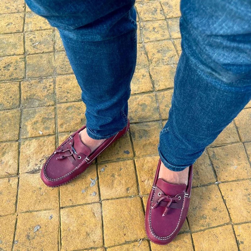 Zapatos Apache 418 Burdeos