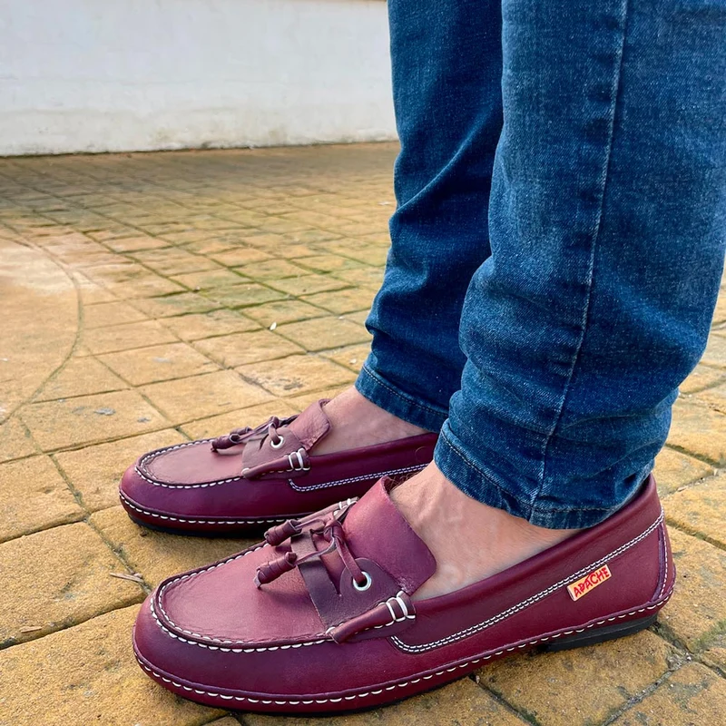 Zapatos Apache 418 Burdeos
