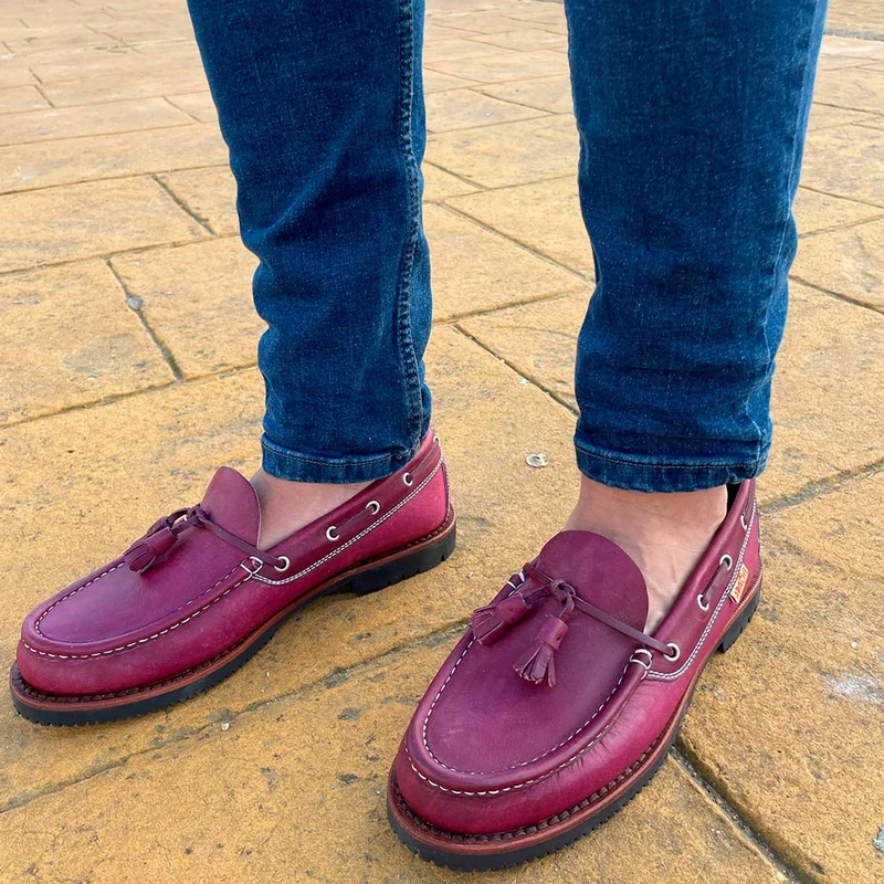 Zapatos Apache 403 Burdeos