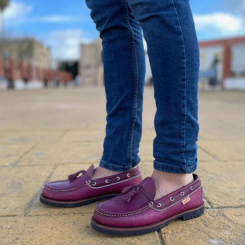 Zapatos Apache 403 Burdeos