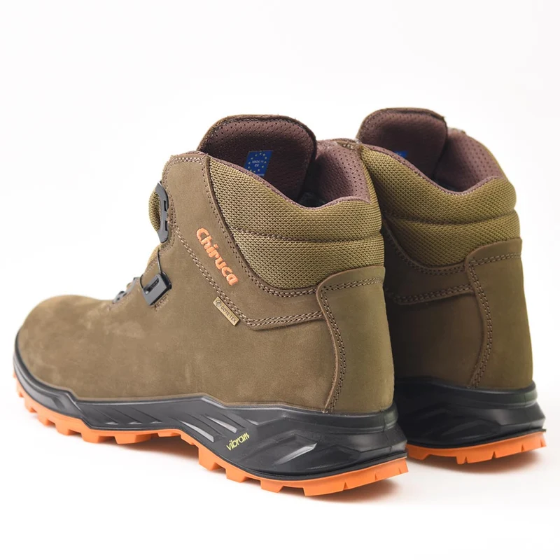 Botas de montaña y trekking Unisex Chiruca Cares Boa 08 Hi Vis Gore-Tex Verde