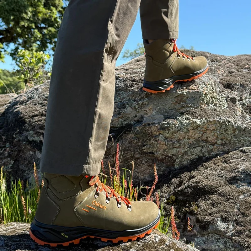Botas de montaña y trekking Unisex Chiruca Game Hi Visibility 08 Gore-Tex Verde